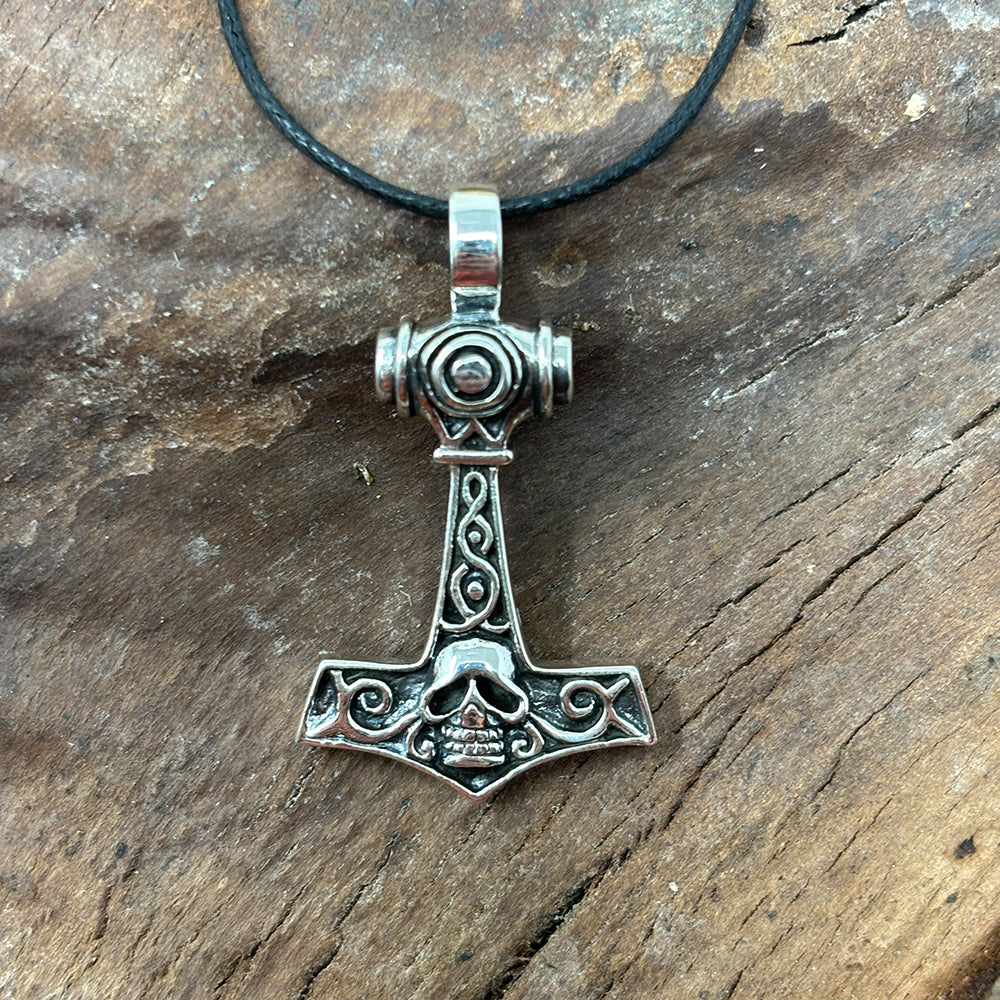 Sterling Silver Viking Pendant - Thor Hammer