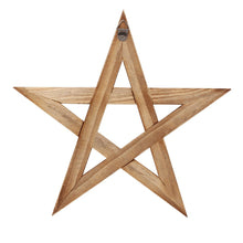 Load image into Gallery viewer, Wooden Pentagram Trivet
