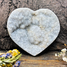Load image into Gallery viewer, White Amethyst Heart (Large)
