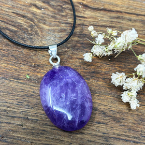 Sterling Silver Amethyst Pendant