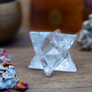 Clear Quartz Merkaba