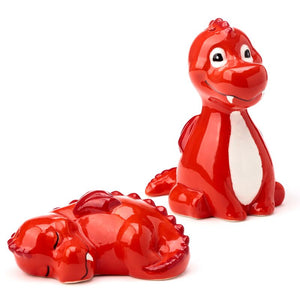 Red Dragon Ceramic Salt & Pepper Set