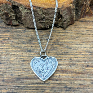 Sterling Silver Heart Pendant