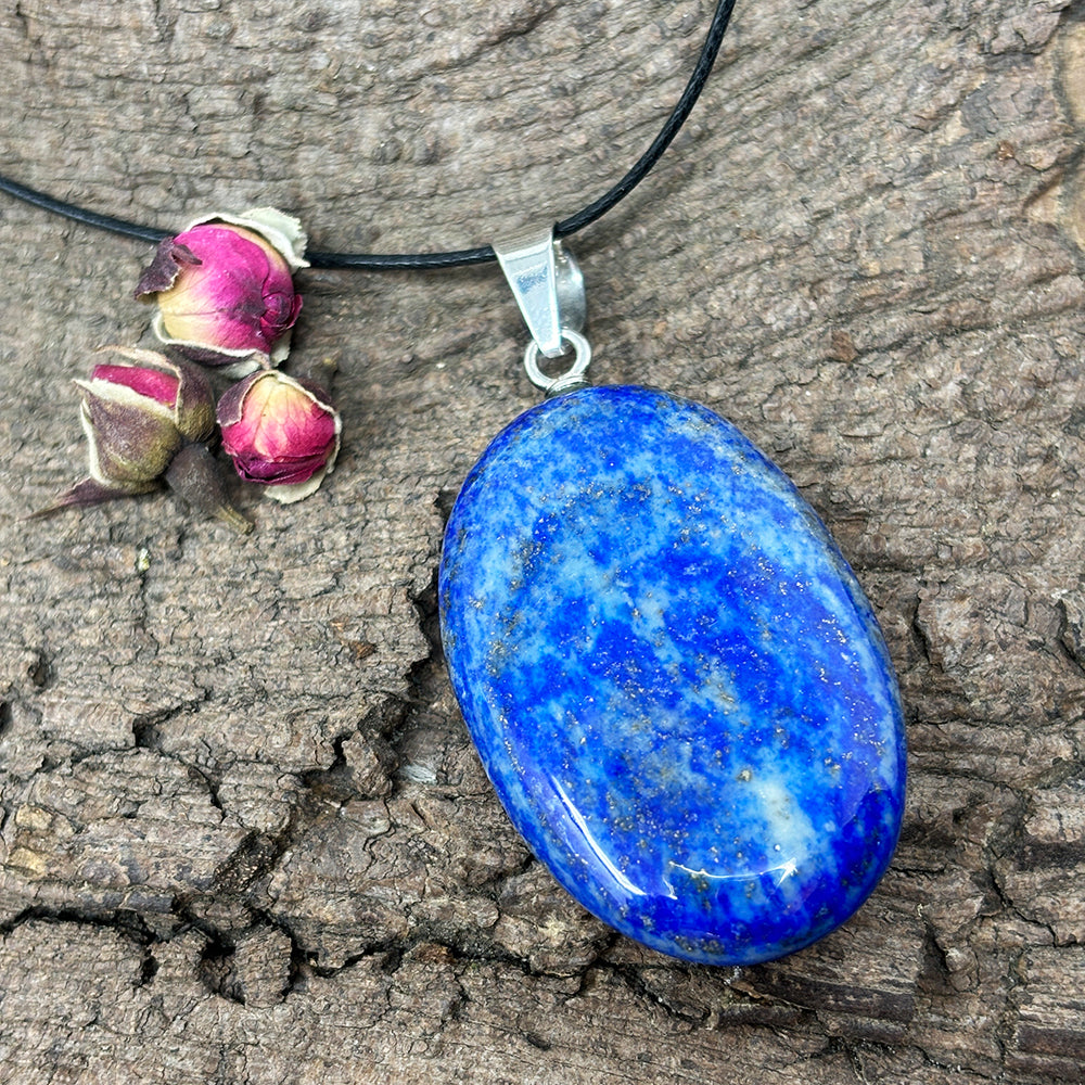 Sterling Silver & Lapis Lazuli Pendant