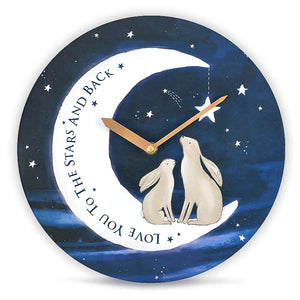 "Love you to the Stars and Back" Hare Clock