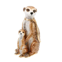 Load image into Gallery viewer, Treasured Trinkets - Meerkat with Baby Standing
