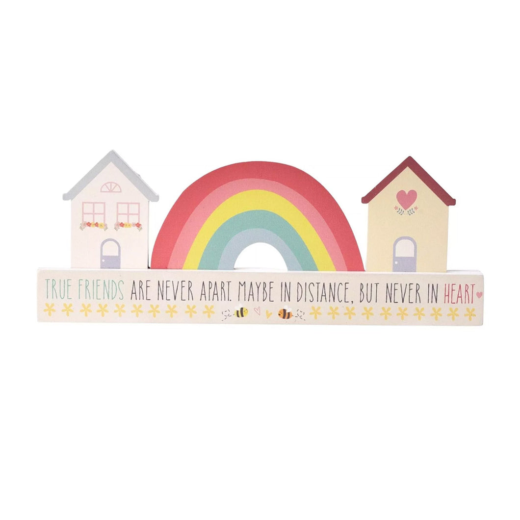 'Love Life' Mantel Plaque - Rainbow 25cm