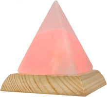 Load image into Gallery viewer, Pyramid White USB Salt Lamp - Multicolour
