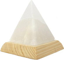 Load image into Gallery viewer, Pyramid White USB Salt Lamp - Multicolour
