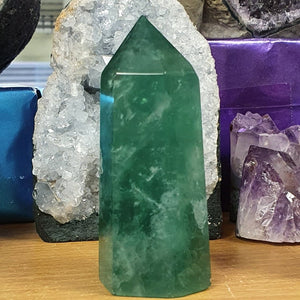Green Fluorite Polished Point