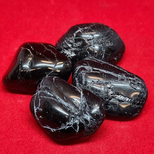 Black Tourmaline - large tumble stone