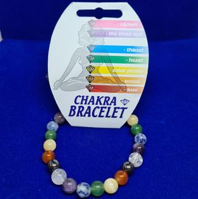 Chakra Crystal Beaded Bracelet