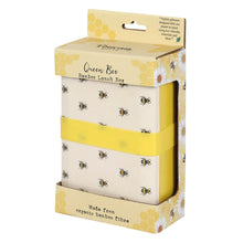 Load image into Gallery viewer, Bee Print Bamboo Lunchbox - 169
