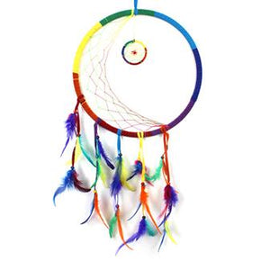 Kingsize Rainbow Moon Dreamcatcher 30cm