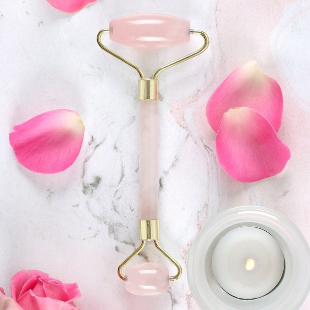 Rose Quartz Massage Roller