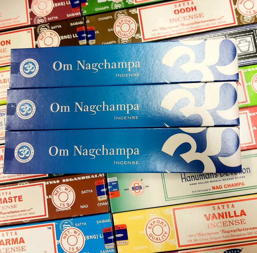 Om Nagchampa Incense x 3 packs