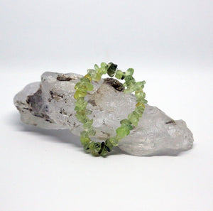 Prehnite Chip Bracelet