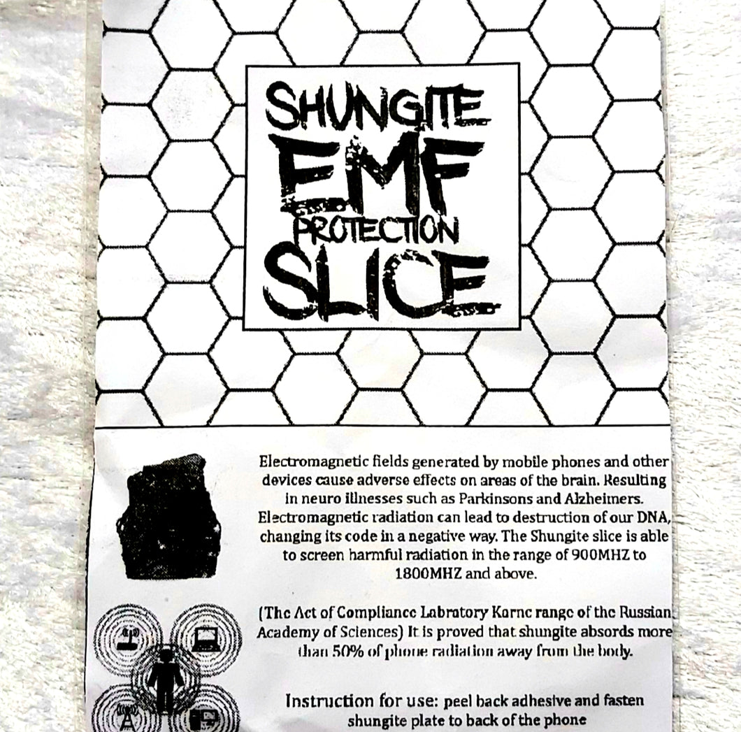 Shungite EMF protection Slice