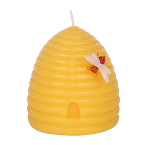Beeswax Beehive Candle.