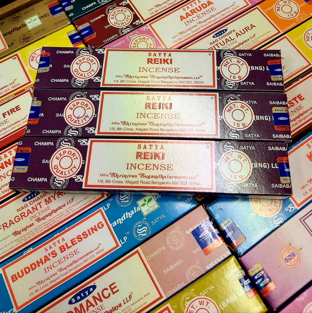 Satya Reiki incense x 3