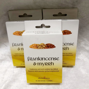 Elements Frankincense & Myrrh Cones x 3