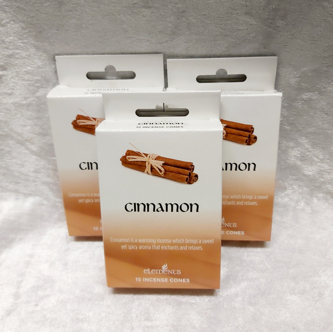 Elements Cinnamon Cones x 3