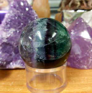 Fluorite Crystal Sphere 52mm