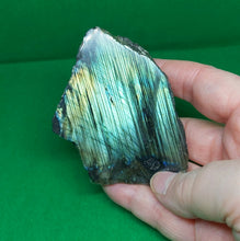 Load image into Gallery viewer, Labradorite slice - polished one side
