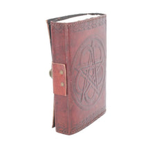 Load image into Gallery viewer, Pentagram Embossed Leather Journal
