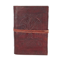 Load image into Gallery viewer, Large Tree Of Life Leather Embossed Journal
