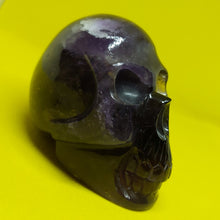 Load image into Gallery viewer, Uruguayan Amethyst Hand Carved Polished Crystal Skull 365g
