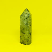 Load image into Gallery viewer, Prehnite Polished Point 84g
