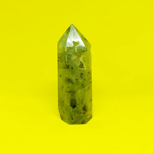 Prehnite Polished Point 84g