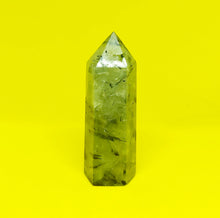 Load image into Gallery viewer, Prehnite Polished Point 84g
