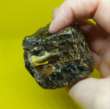 Load image into Gallery viewer, Natural Black Raw Amber Chunck
