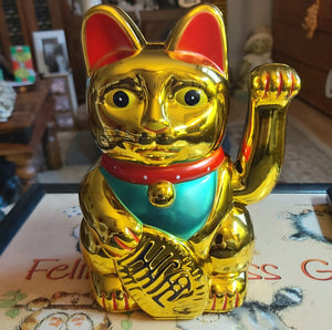 Large Maneki-neko / Waving Cat  215mm