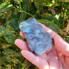 Load image into Gallery viewer, Labradorite Slice - Polished One Side 81g
