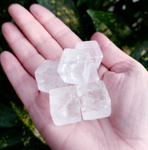 1 x Clear Quartz Polished Cube 17g