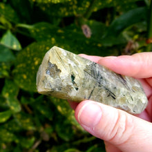 Load image into Gallery viewer, Prehnite Crystal Polished Point 90g
