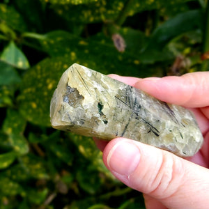 Prehnite Crystal Polished Point 90g