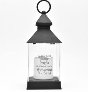 LED Memorial Lantern - Husband