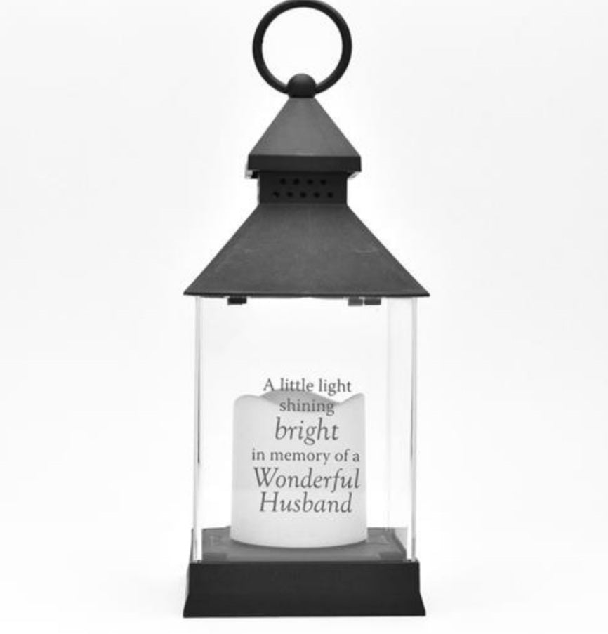 LED Memorial Lantern - Husband