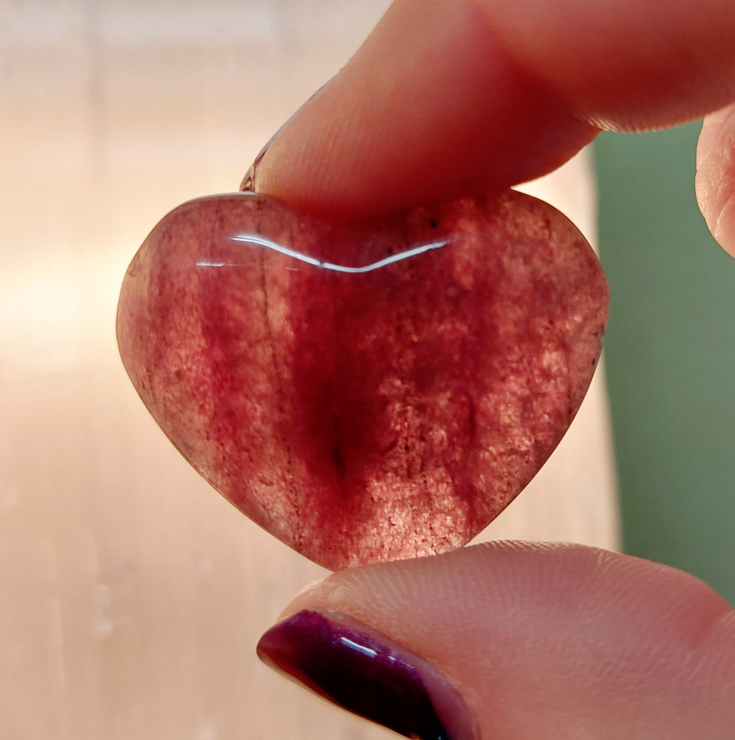 Strawberry Quartz Heart 16g