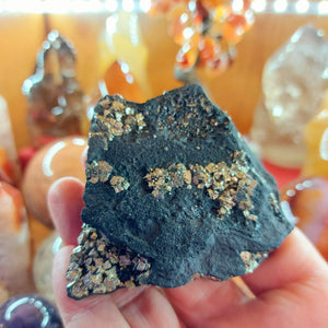 Natural Shungite with Pyrite 111gms