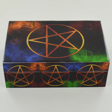 Load image into Gallery viewer, Wooden Box - Pentagram

