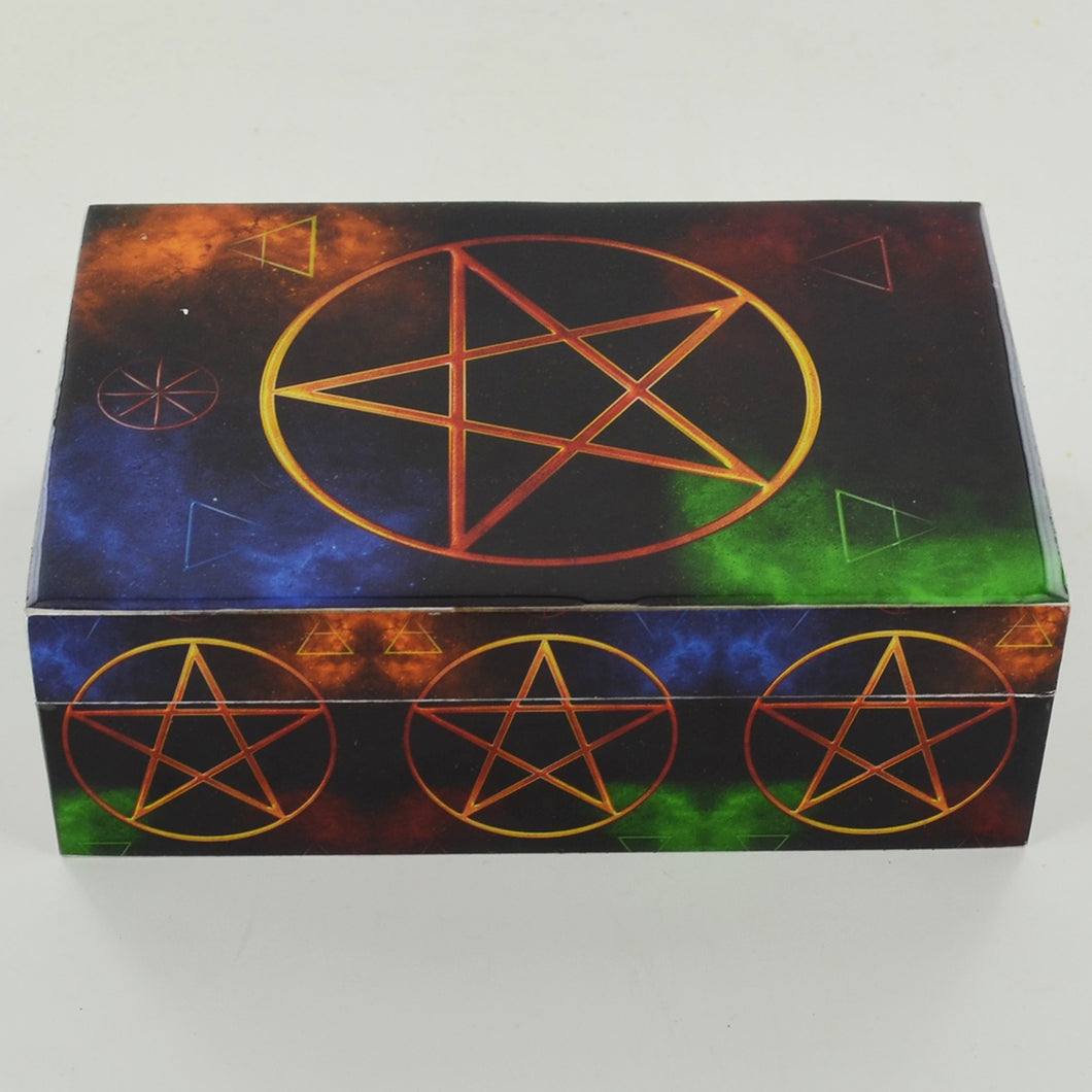 Wooden Box - Pentagram