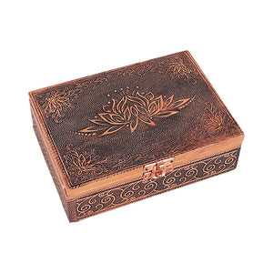 Lotus Tarot Box With Copper Effect