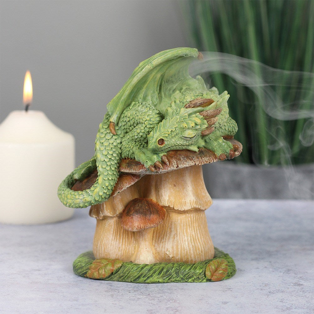 Incense Cone Holder - Green Dragon