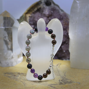 Aura Protection Mala Bracelet