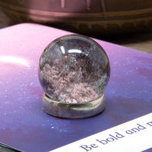 Load image into Gallery viewer, Garden Quartz (Lodalite) Sphere B
